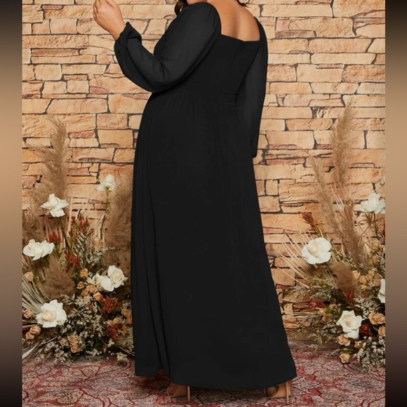 Plus size sweetheart neck party formal dress - Picture 3 of 16